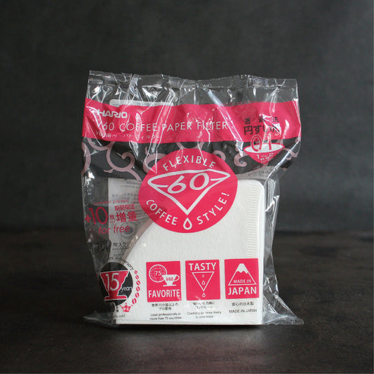 HARIO V60用ペーパーフィルター01(1~2杯用)